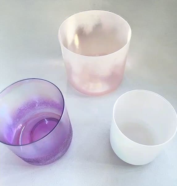 Rose Alchemy crystal singing bowl set photo