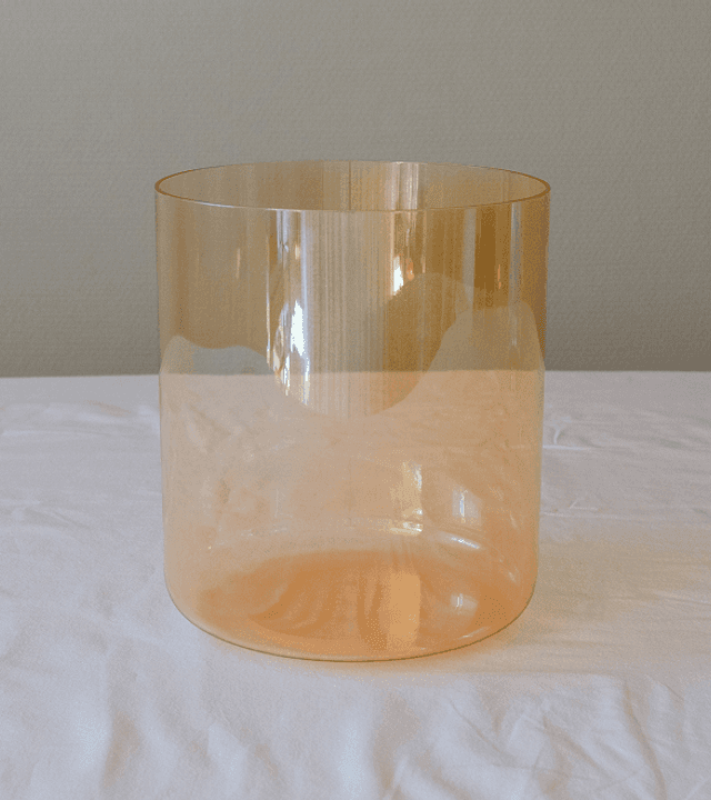 8 inch slowmuse clear crystal sound bowl